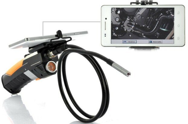 Camera Endoscop Inspectie Auto iUni ED200, Wireless, cu conectare la telefon